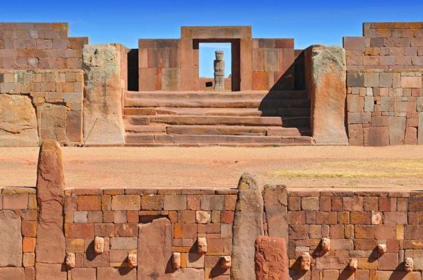 Temple Kalasasaya, an important pre Columbian Archaeological Site in Tiwanaku, Bolivia. Source: Cezary Wojtkowski / Adobe Stock