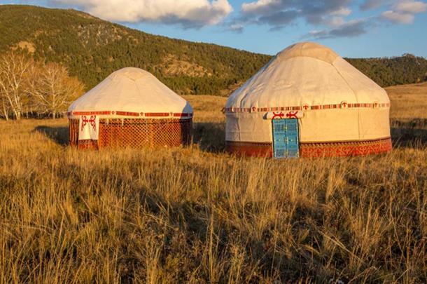 Kazakh yurt known as a “gers”. (sokolkz84 / Adobe)