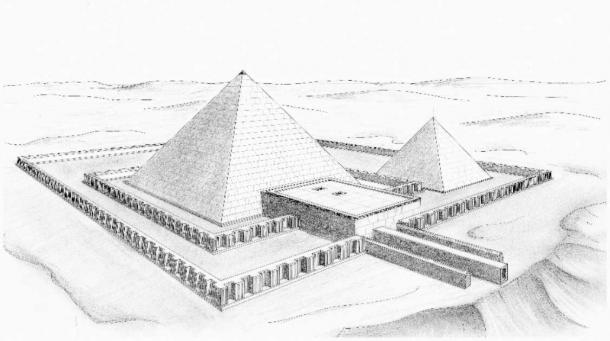 The Pyramid of Khendjer is the only pyramid known to be completed in the Thirteenth Dynasty. Although it’s ruins today, archaeologists have reconstructed its plans (MonnierFranck / CC BY SA 3.0)