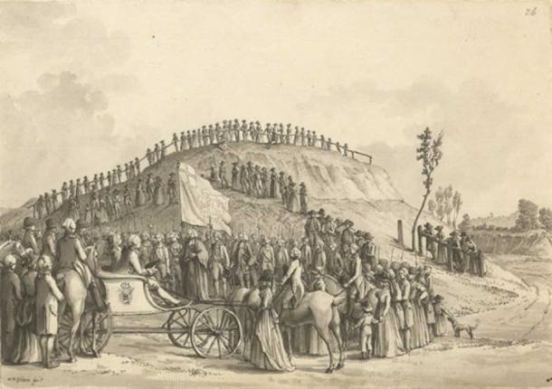 King George III and Queen Charlotte at the “Montem”, 1778 