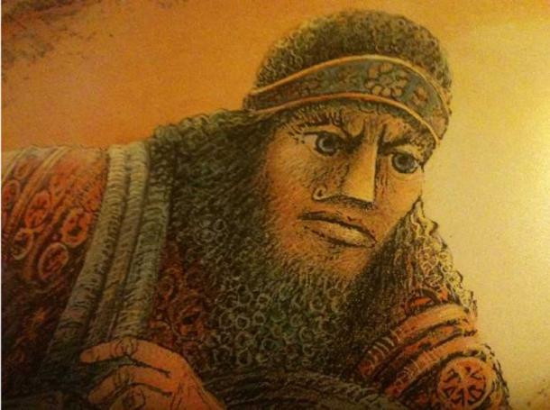 Artist’s representation of King Gilgamesh.
