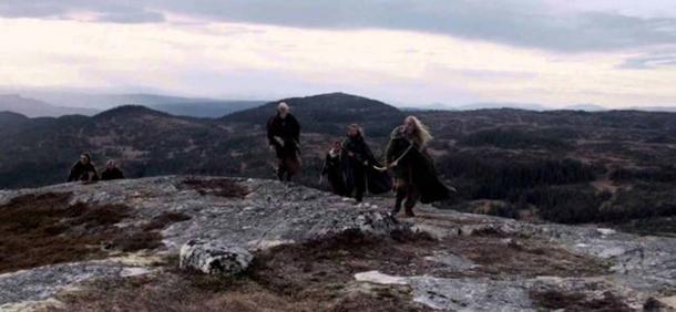 King Herlaug’s bad alternatives: Submit to King Harald Fairhair, or flee the country. (Photo: From “Trace” Viking Movie by Markus Dalhslett)