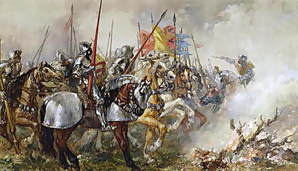 King Henry V at the Battle of Agincourt. (Mathiasrex / Public Domain)