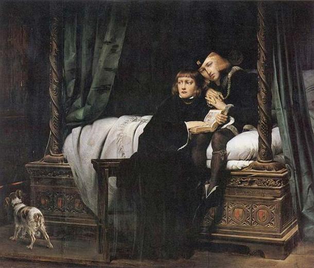 King Edward V and the Duke of York in the Tower of London by Paul Delaroche. The theme of innocent children awaiting an uncertain fate was a popular one amongst 19th-century painters. (Paul Delaroche / Public domain)