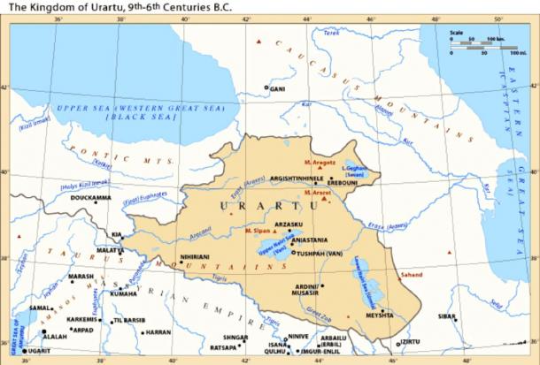 The Kingdom of Urartu, 9th–6th centuries BC. (Citypeek / CC BY-SA 3.0)