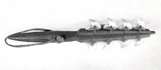 A Kiribati weapon made with wood and sharks’ teeth. Kiribati is an island country in the central Pacific Ocean (Metropolitan Museum of Art / Public Domain)