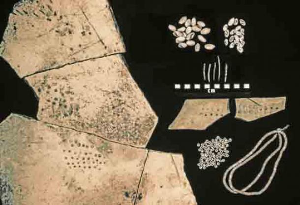 A Chumash kit for making shell beads. (Credit: Santa Barbara Museum of Natural History)