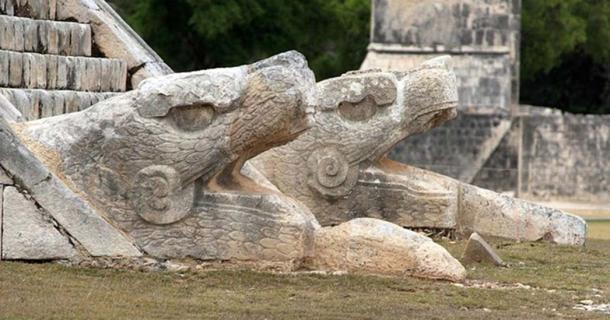 Kukulkan representations found at Kukulkan Temple, Chichén Itzá. (Image: Jose Miguel Almeyda)