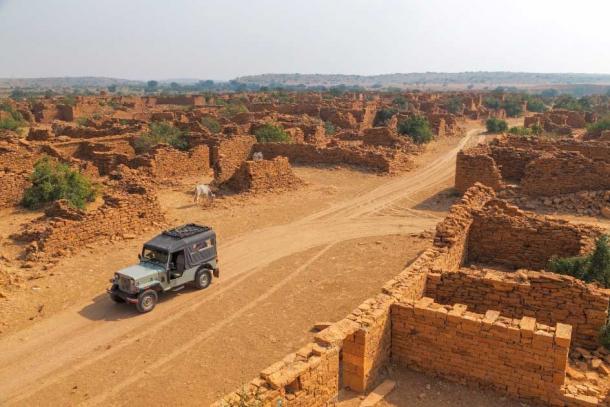 Kuldhara village in Jaisalmer, India. Source: anujakjaimook / Adobe Stock. Kuldhara was established around the 13th century and inhabited by Paliwal Brahmins. It was abandoned by the early 19th century for unknown reasons, possibly because of dwindling water supply or an earthquake.