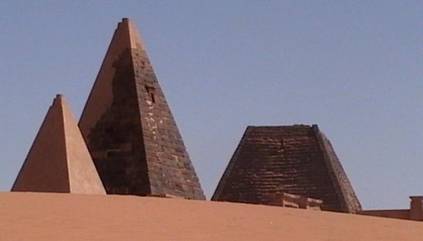 Kushite pyramids are generally steeper and more pointed than the Egyptian pyramids