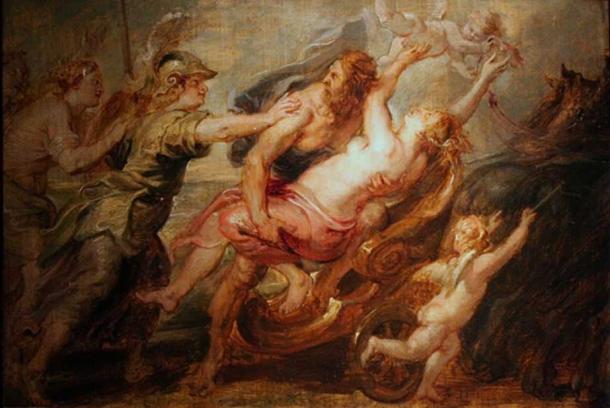 L’enlèvement de Proserpine’ (The Rape of Proserpine) (circa 1636) by Peter Paul Rubens. 