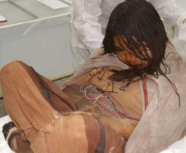 ‘La Doncella’ (the Maiden), one of the mummified ‘Children of Llullaillaco’ in Salta province, Argentina. (grooverpedro/ CC BY 2.0 ) The Children of Llullaillaco received a similar treatment before sacrifice.
