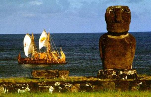 La balsa de totora, Viracocha I, y su arribo a la Isla de Pascua