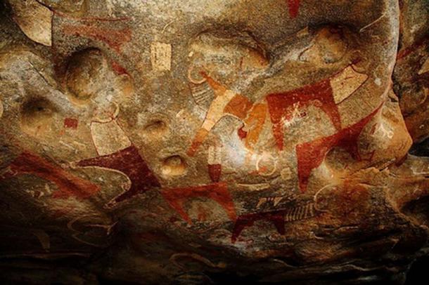 Cave paintings at the Laas Geel complex in northern Somalia.