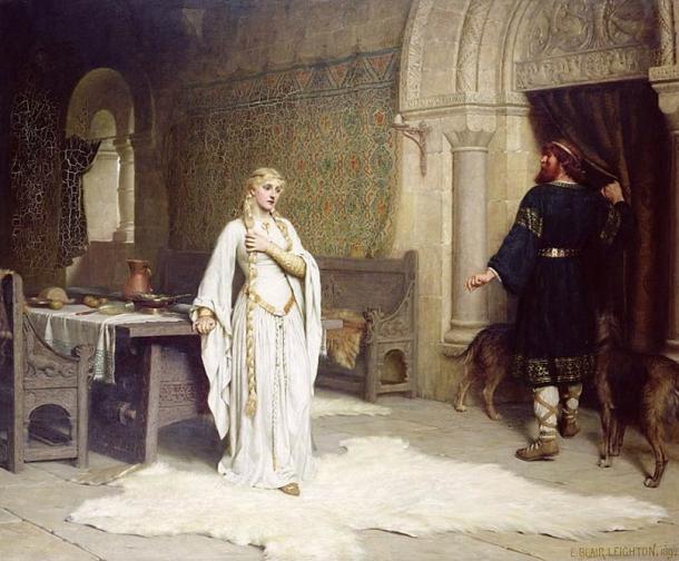 ‘Lady Godiva’ (1892) by Edmund Blair Leighton