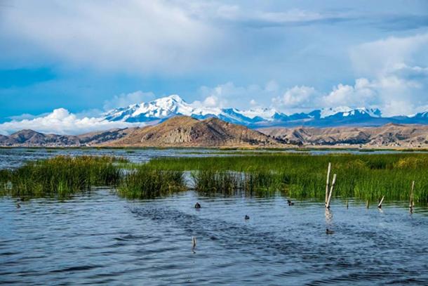 Lake Titicaca, on the modern day Bolivia-Peru border. (Public Domain)