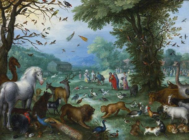 ‘Landscape of Paradise and the Loading of the Animals in Noah’s Ark’ (1596) by Jan Brueghel the Elder. (Public Domain)