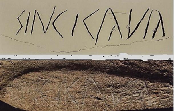 Lanzarote Iberian inscription. (Author provided)