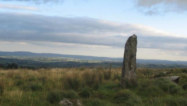 Large menhir in County Cork, Ireland.