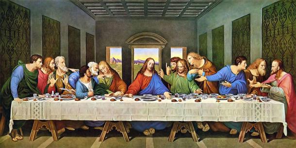 The Last Supper painting (restored). (Leonardo da Vinci / Public domain)