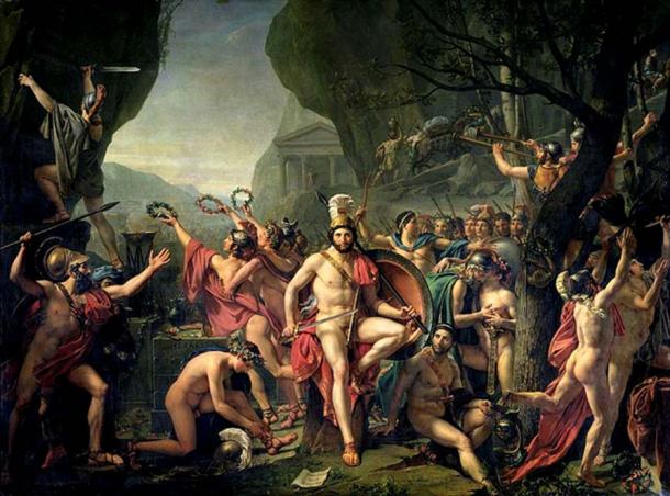 Leonidas at Thermopylae by Jacques-Louis David