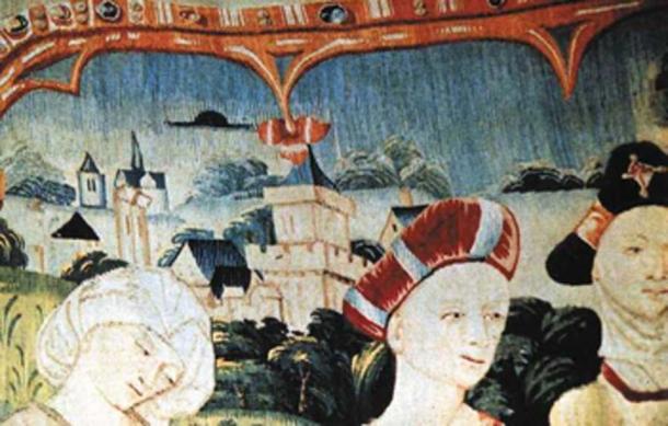 Life of the Virgin Mary, medieval tapestry from Tournai, Belgium. (Notre Dame Basilica Beaune / Public Domain)