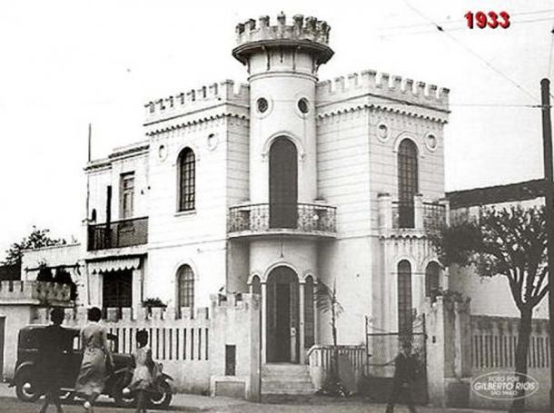 The ‘Little Castle of Apa Street’ in 1933. 
