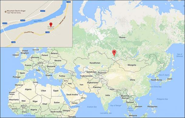 Location of the Altai walls