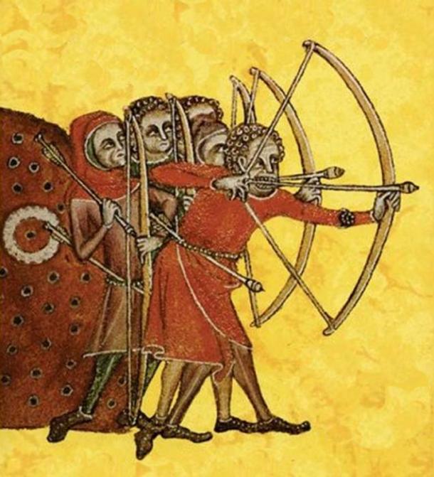 Longbowmen. (Luttrell Psalter / Public Domain)