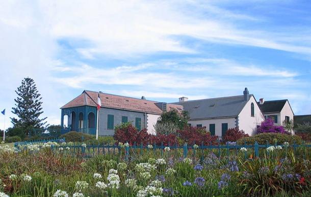 Longwood House, St. Helena, where Napoleon died in 1821