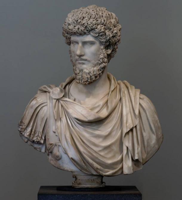 Lucius Verus, Marcus' co-emperor from 161 to Verus' death in 169 (Metropolitan Museum of Art lent by Musée du Louvre)