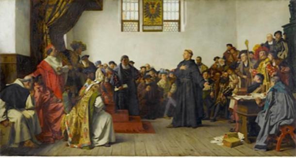 Luther at the Diet of Worms. (Jfhutson / Public Domain)
