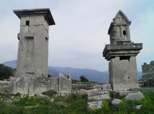 Lycian Monumental tombs, Xanthos.