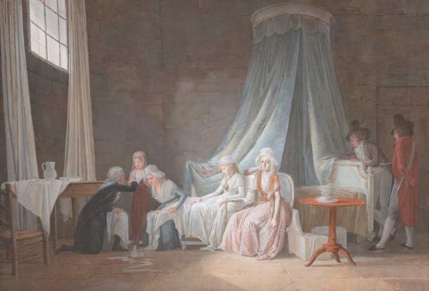 Madame Royale Cared for by Doctor Brunier, January 24, 1793. (CC0)