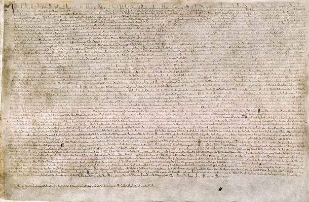 The Magna Carta (British Library / Public Domain)