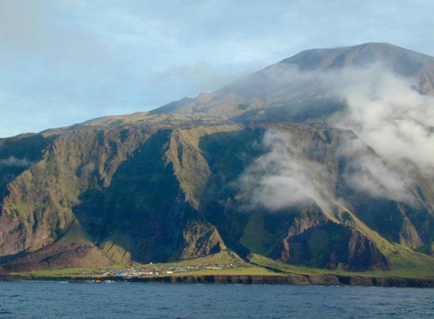 The Main Settlement on Tristan da Cunha