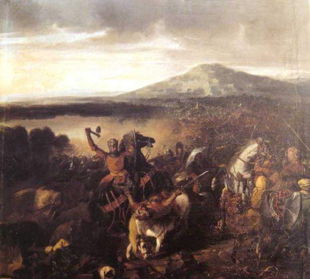 Many battles were held between Lombard-Norman rebel forces and the Byzantine Empire. Representative image - Roger I of Sicily at the 1063 battle of Cerami