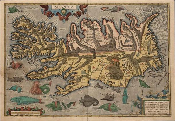 Map by Abraham Ortelius Flemmish Cartographer 