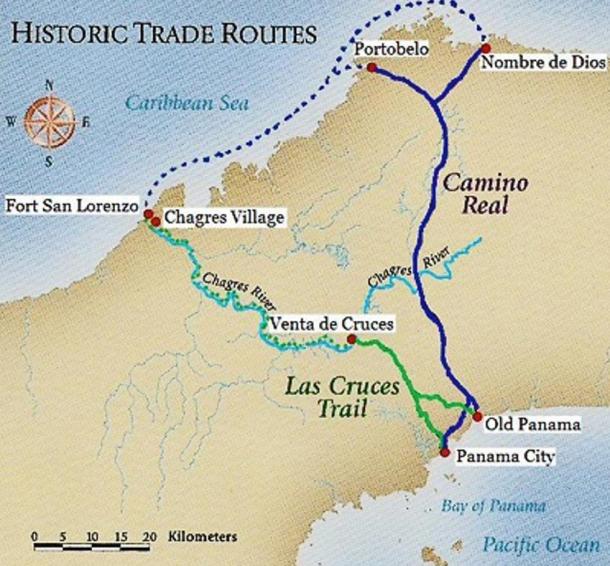 Map from the Panamanian Center for Research and Social Action.