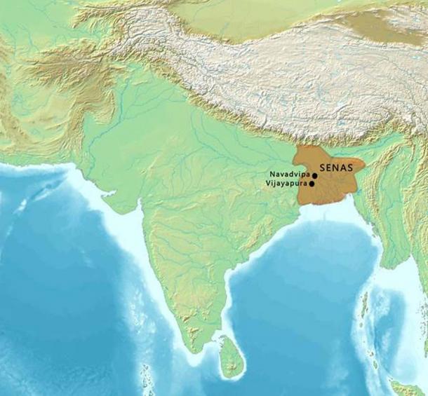 Map showing location of the Sena Empire. (Koba-chan / CC BY-SA 3.0)