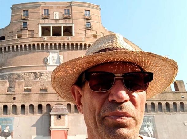 Marcello Assandri outside Castillo San Agello in Rome.