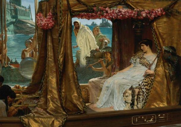 Mark Antony meets with Cleopatra