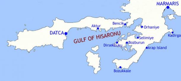 The 4,000-year-old shipwreck was discovered in the Marmaris Hisarönü Gulf.