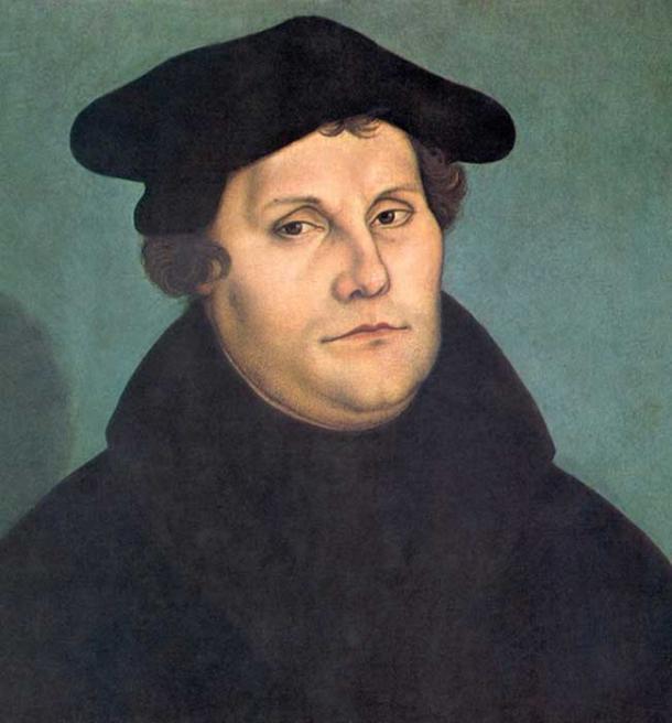Martin Luther (1529) by Lucas Cranach the Elder.