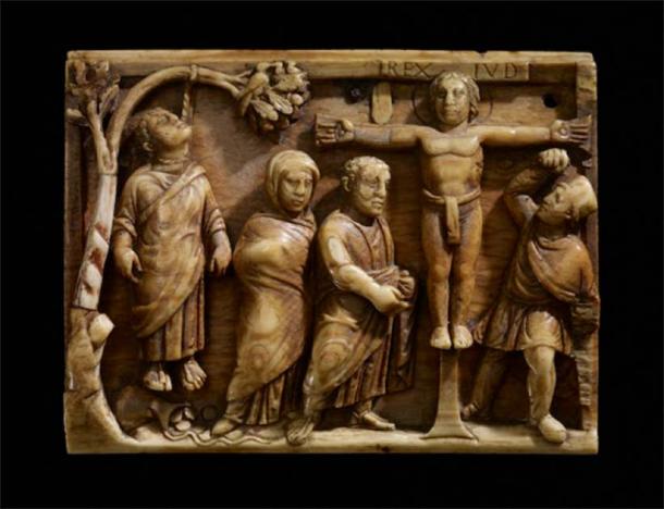 Maskell Passion Ivories, one of the earliest extant depictions of Jesus. © The Trustees of the British Museum, CC BY-NC-SA