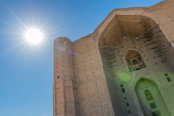 The Mausoleum of Khoja Ahmed Yasawi in Turkestan was never completed. (Aleksandar / Adobe Stock)