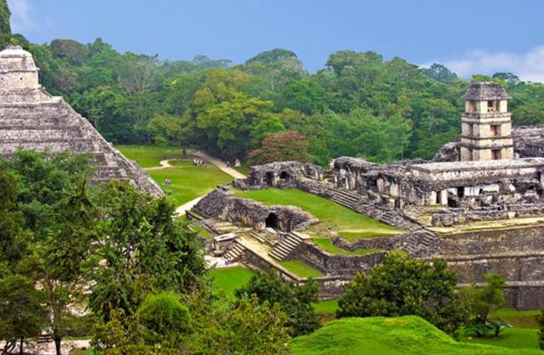 The Maya site of Palenque, Mexico