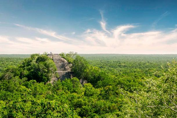 Ruins of the Maya metropolis known as Calakmul, which was discovered in Mexico’s Yucatan in 1931. (Tommaso Lizzul / Adobe Stock)