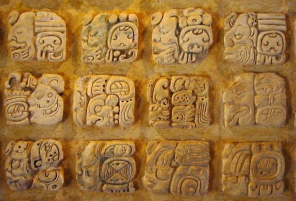 Mayan script is typically in the form of blocks, which can represent a sound, word, or sentence.