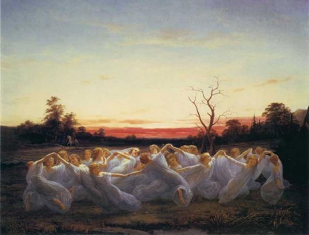 ‘Meadow Elves’ (1850) by Nils Blommér.